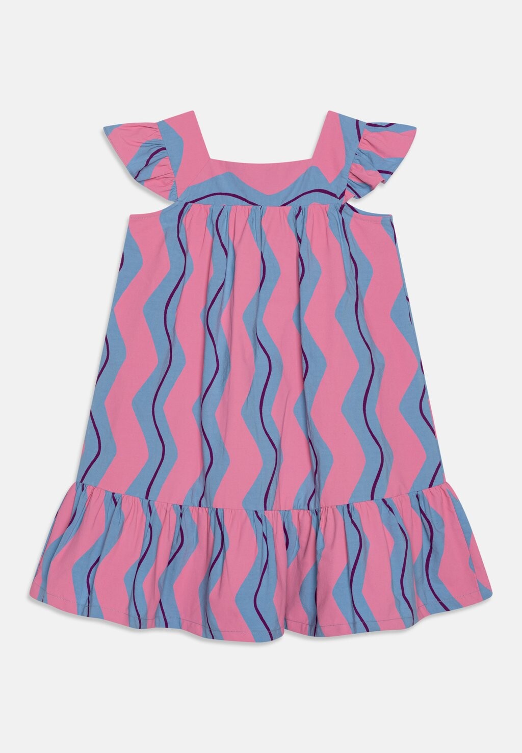 

Платье повседневное WAVE STRIPE DRESS Jelly Mallow, цвет pink