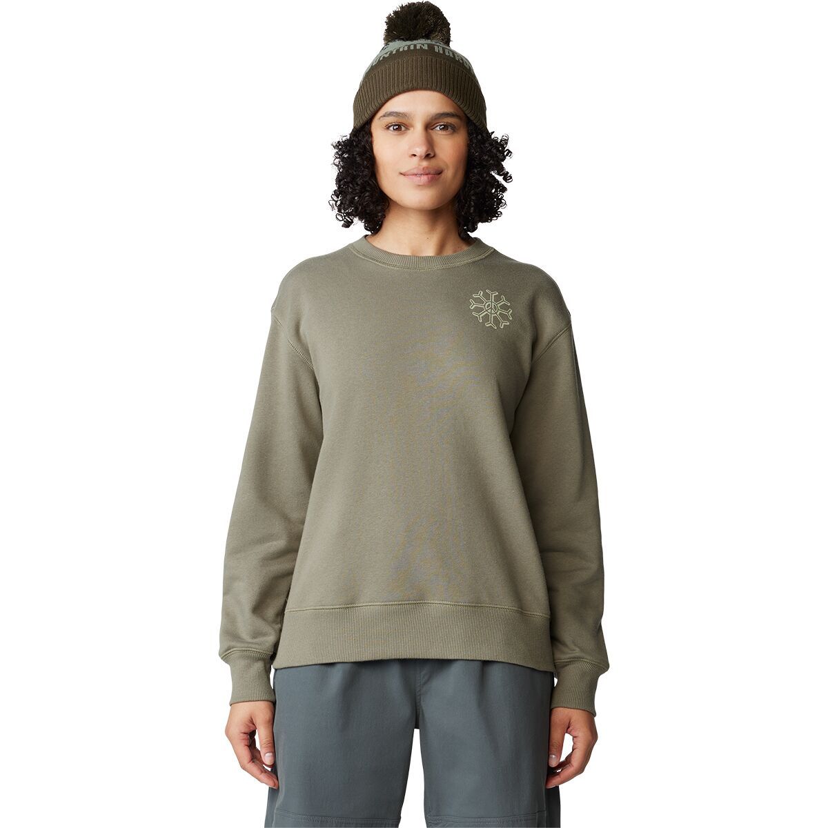 

Свитшот Peace crew Mountain Hardwear, зеленый