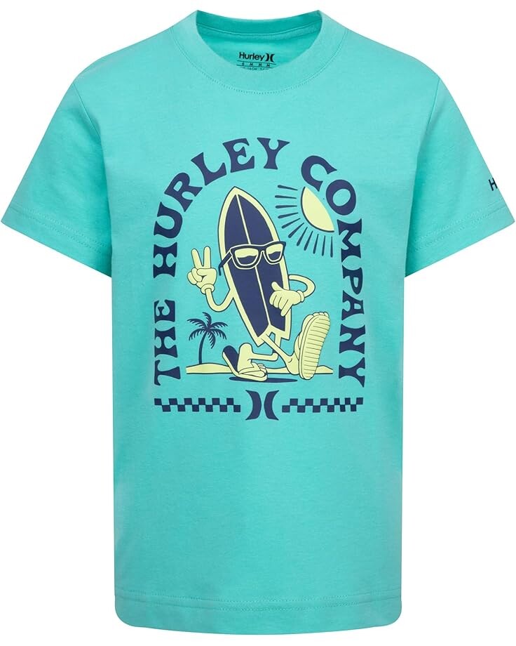

Футболка Hurley Kids Board Dude Tee, цвет Fiji Hurley