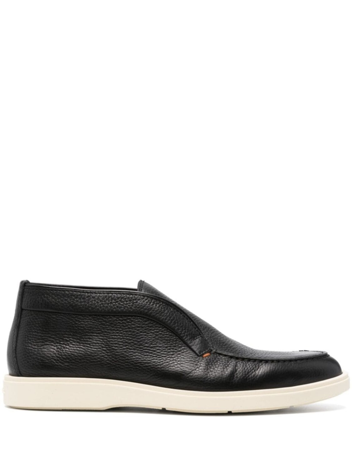 

Santoni кожаные сапоги, черный