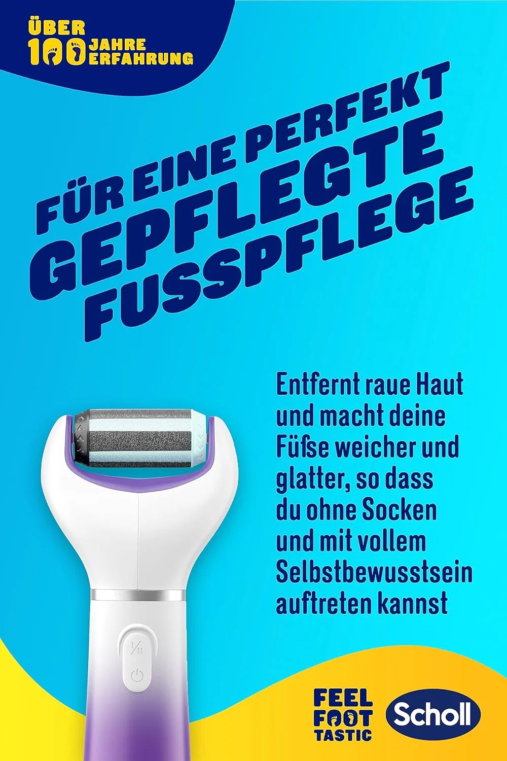 Электрическая пилка для удаления мозолей «Expert Care 2-in-1 File & Smooth» от Scholl Dr. Scholl'S, Purple — фото 3