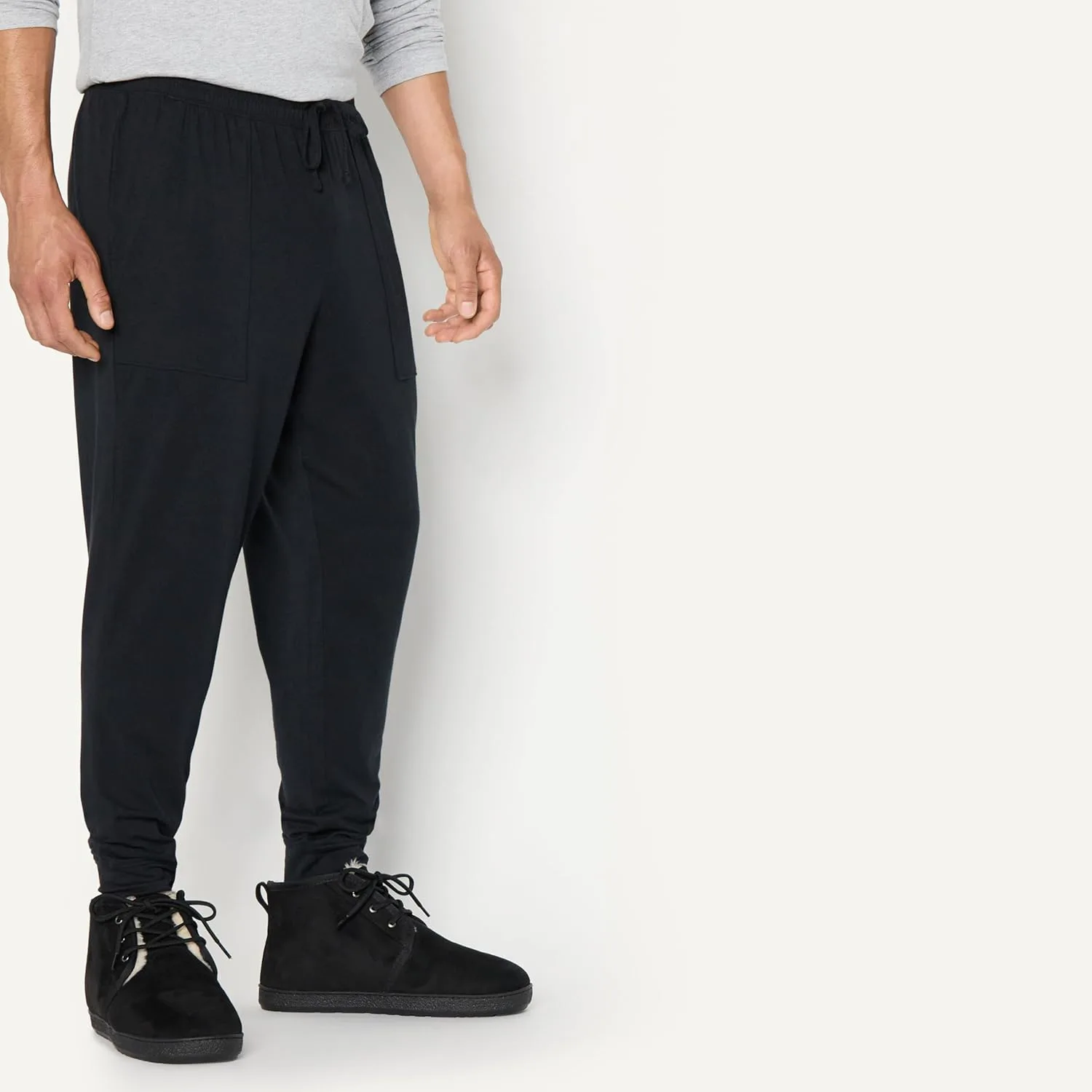 Мужские ботинки Chukka на подкладке из шерпы Amazon Essentials, черный — фото 2