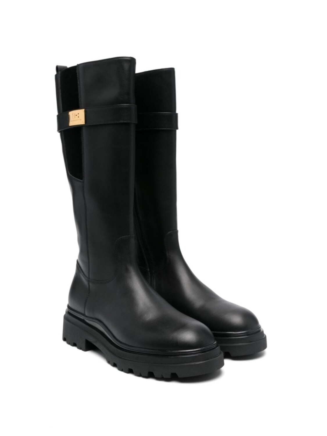 

Elisabetta Franchi La Mia Bambina ботинки с логотипом, черный