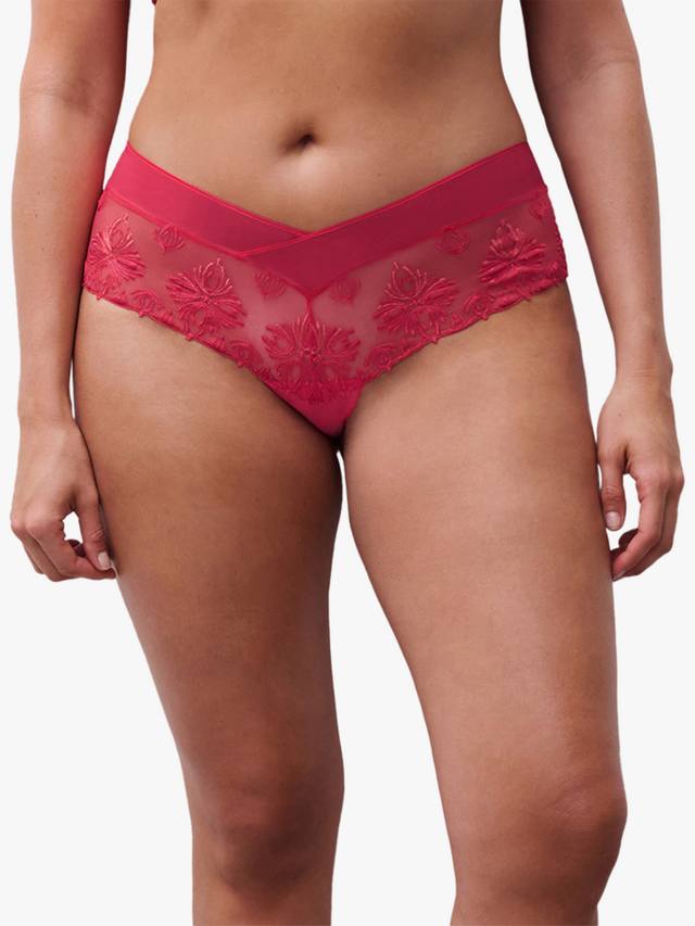 

Шикарные кружевные трусики хипстер Champs Elysees Chantelle, Sweet Velvet Red