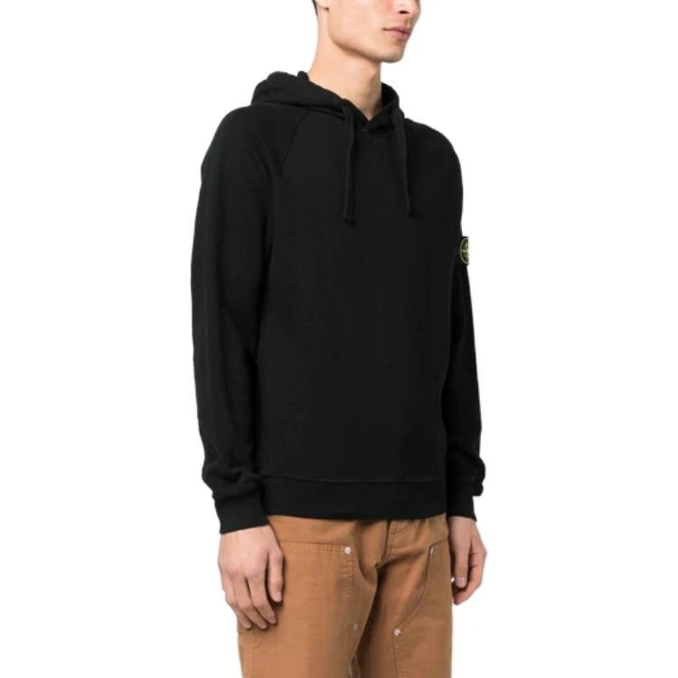 Толстовка мужская Stone Island с завязками, черный — фото 4