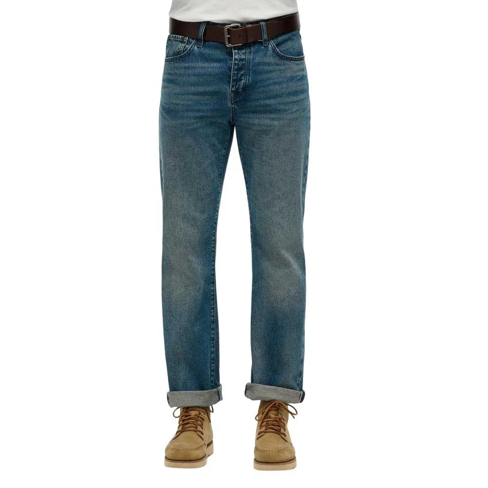 

Джинсы Superdry Merchant Straight Fit, синий