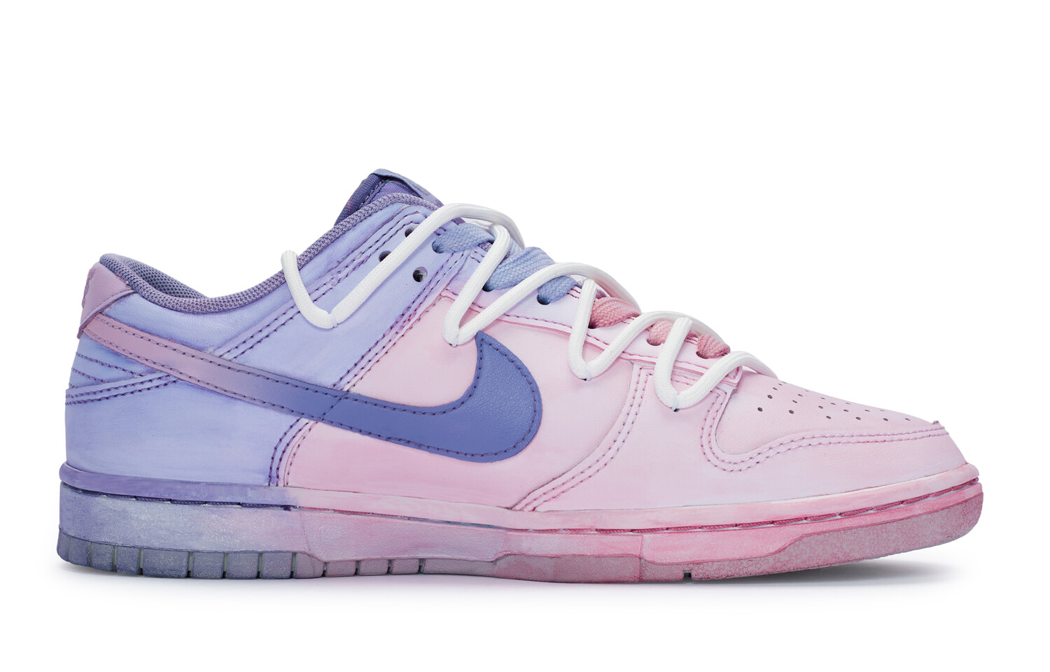 

Кроссовки Nike Dunk Skateboarding Shoes Women's Low-top Pink, фиолетовый
