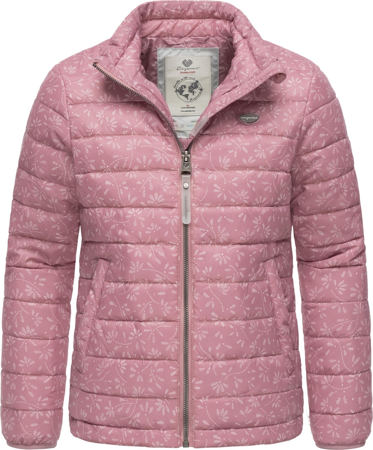 

Куртка ragwear Steppjacke Yarca Bloom, цвет Dusty Pink