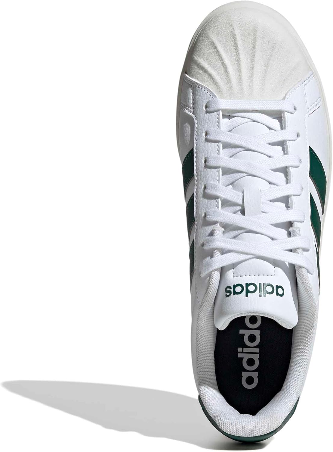 Мужские кроссовки Adidas Streettalk, белый/слоновая кость/зеленый — фото 2