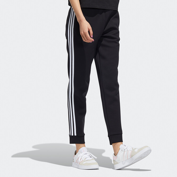 Трикотажные спортивные штаны женские черные Adidas Neo — фото 2