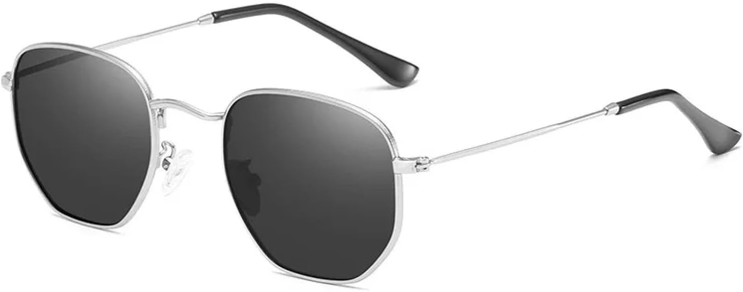 

Мужские солнцезащитные очки с градиентным затемнением и защитой от УФ-излучения UV400; женские солнцезащитные очки; классические солнцезащитные очки DSVIGF, Silver Black