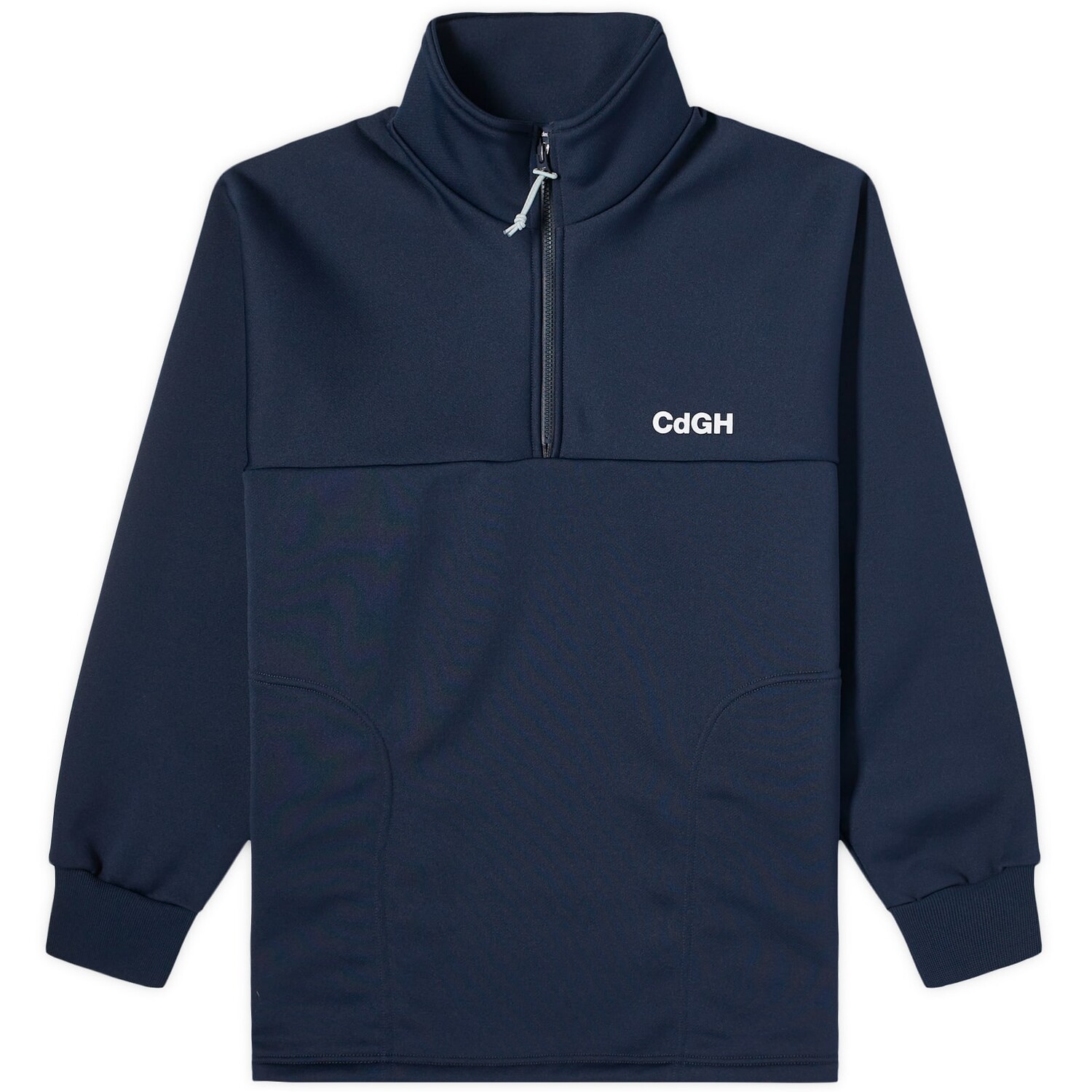 

Толстовка Comme Des Garçons Homme Cdgh Half Zip Sweat, темно-синий