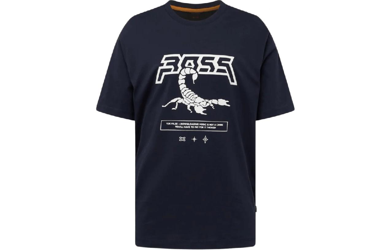 

Футболка мужская Navy HUGO BOSS, морской синий