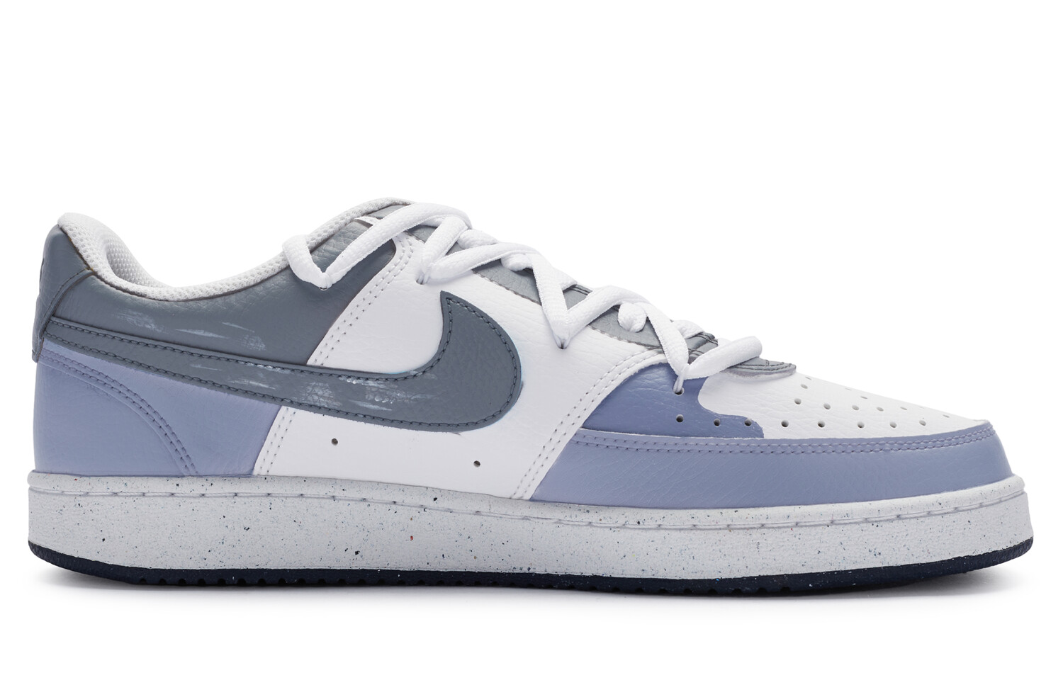 

Кроссовки Nike Court Vision 1 Skateboard Shoes Men Low-Top White Gray/Purple