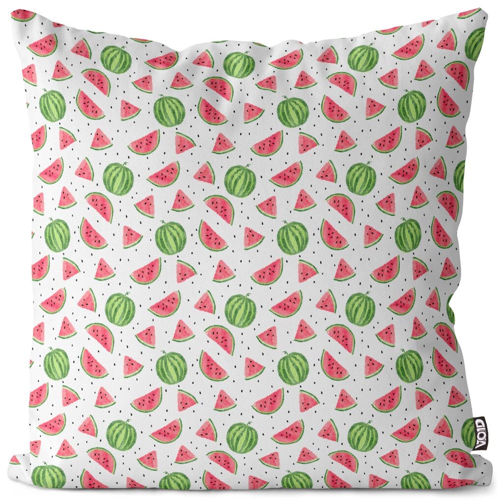 

Чехол на подушку VOID с акварелью и арбузом, полиэстер, водонепроницаемая подушка для улицы и дома. Размер: 80 x 80 см.