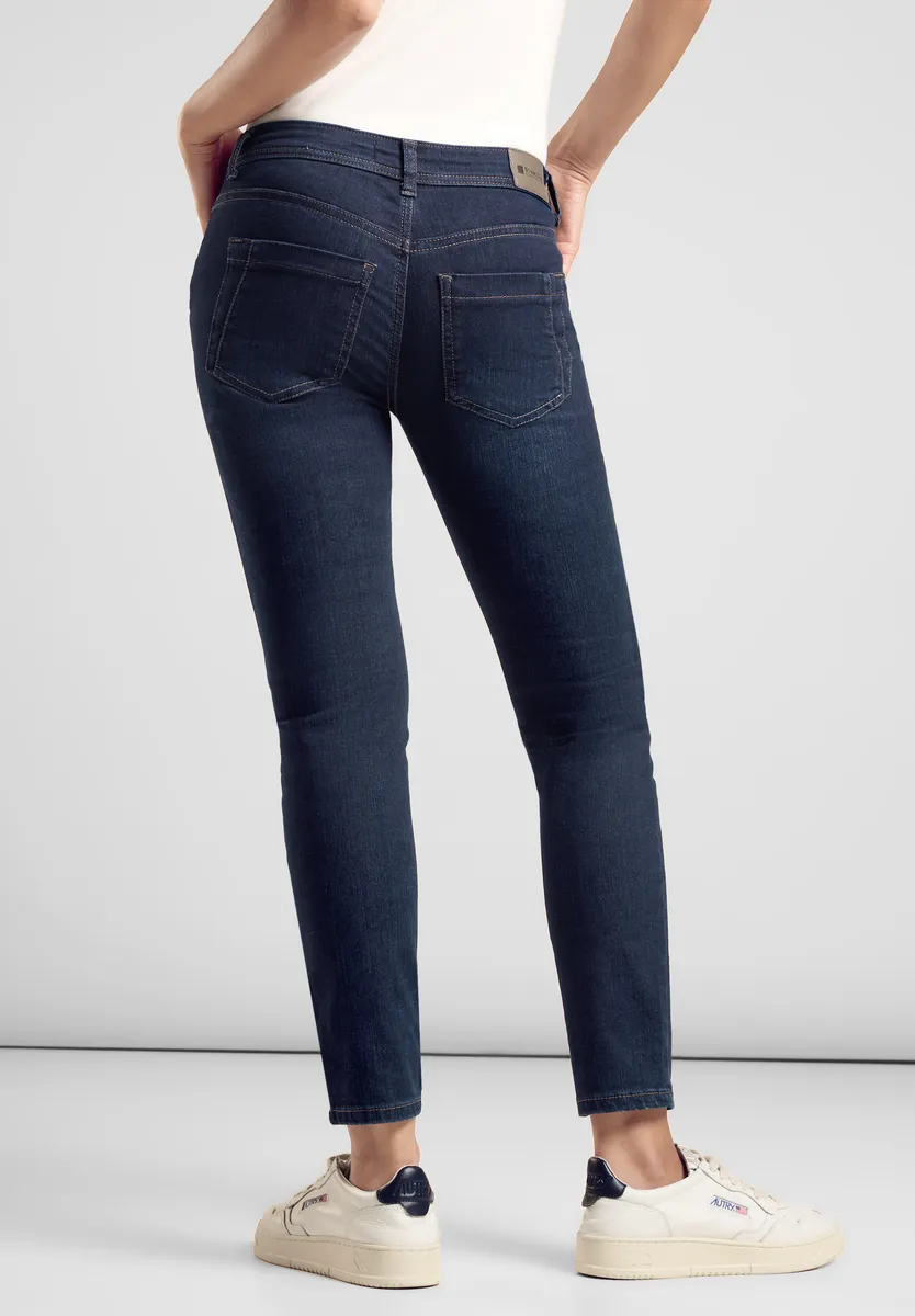 

Джинсы узкого кроя STREET ONE, 5 карманов, цвет Deep Indigo Washed
