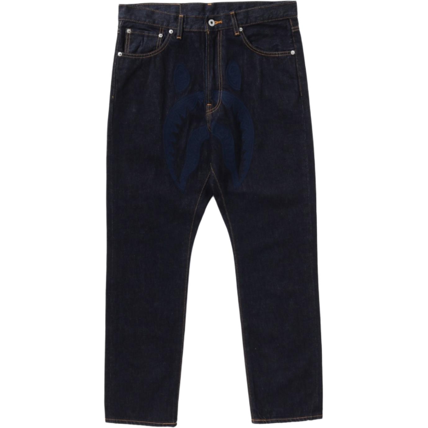 

A BATHING APE Джинсы мужские Indigo