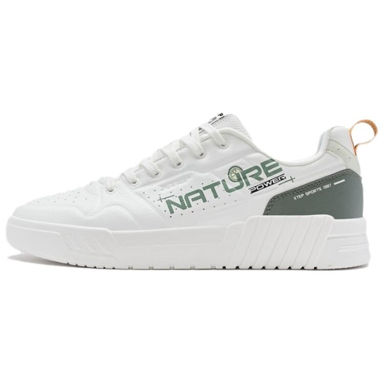 

Кроссовки XTEP Skateboarding Shoes Men Low-top White/Green, зеленый