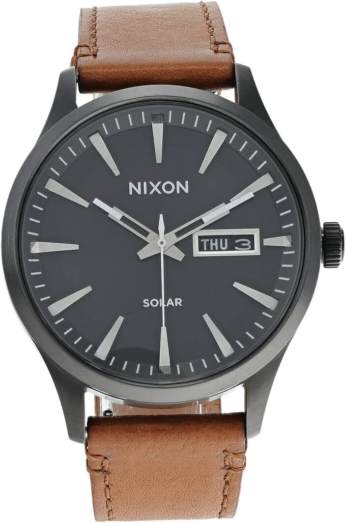 

Часы Sentry Solar Leather Nixon, бронза