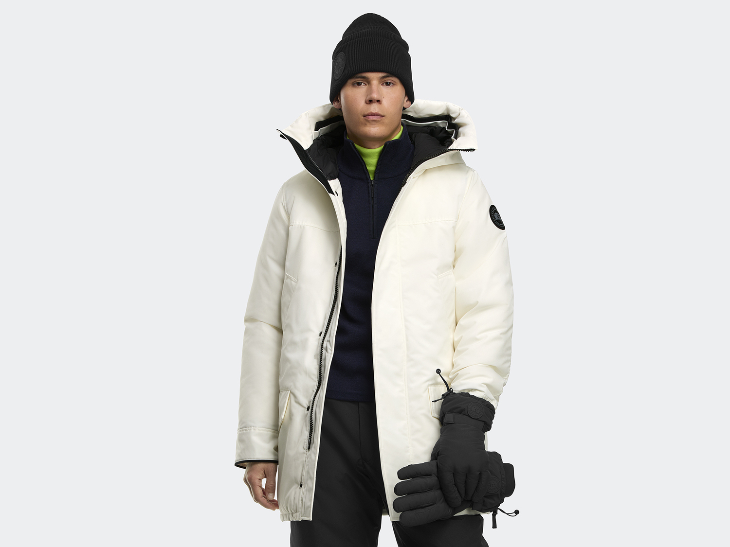 

Парка Canada Goose Langford Black Label, North Star White