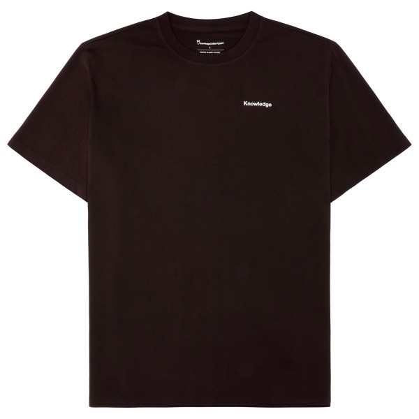 

Футболка с принтом на спине S/S heavy single mtn Knowledgecotton Apparel, Chocolate Torte