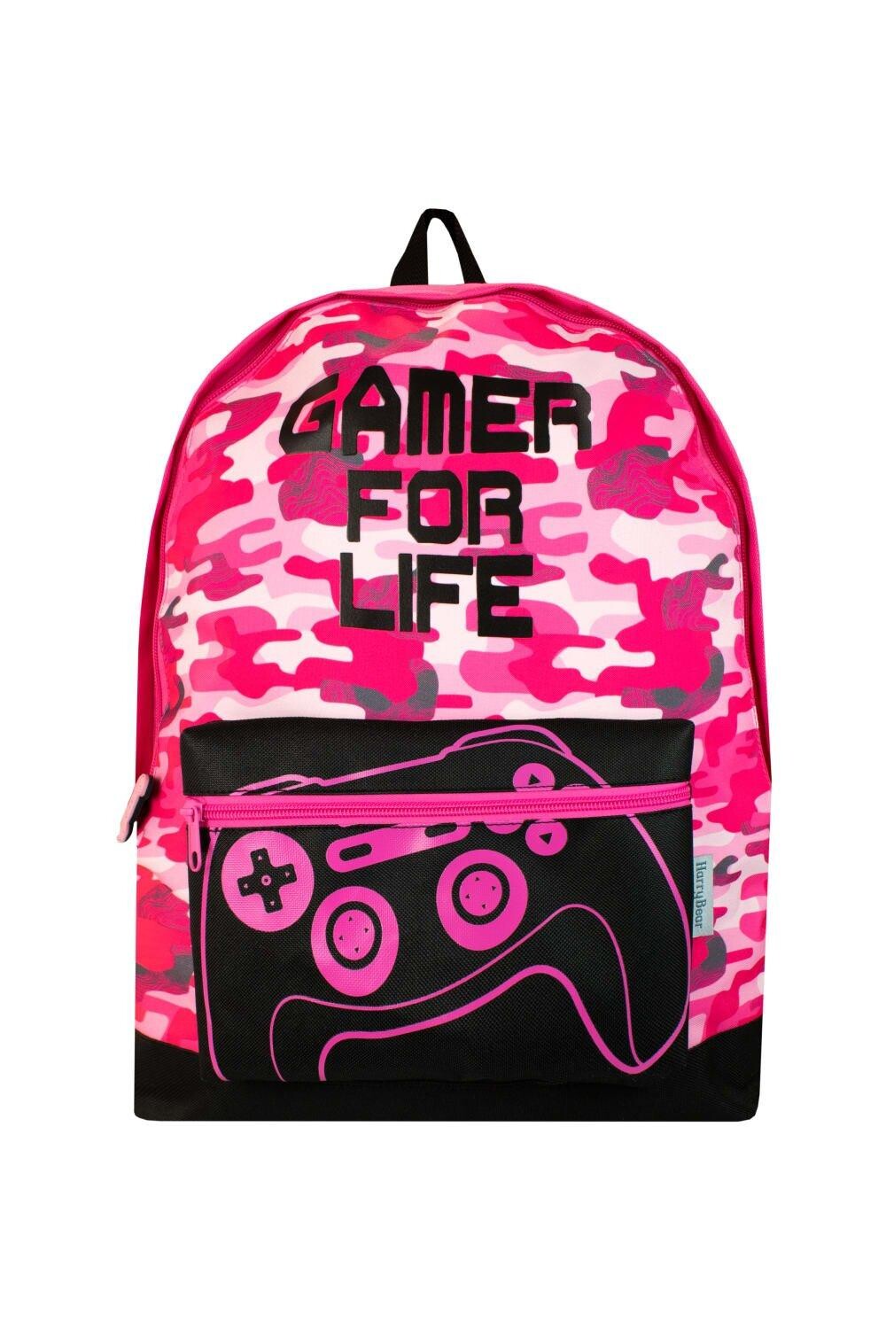 

Рюкзак Gamer For Life Harry Bear, розовый