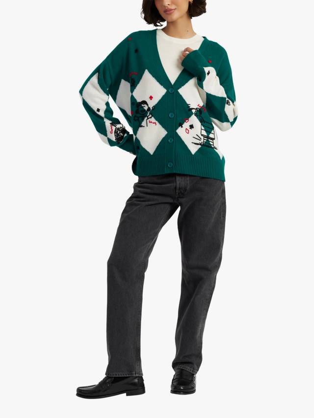 

Кардиган Peanuts Argyle Poker Wool Rich Chinti & Parker, Emerald