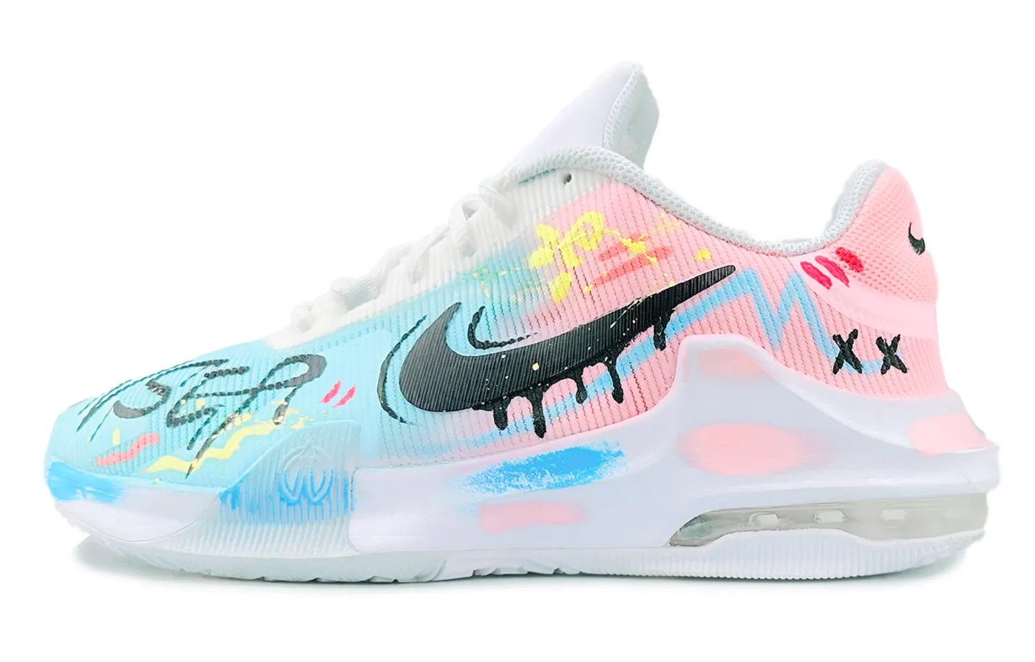 

Nike Баскетбольные кроссовки Air Max Impact 4 Shock Absorbers Mid Top, мужские, розовые