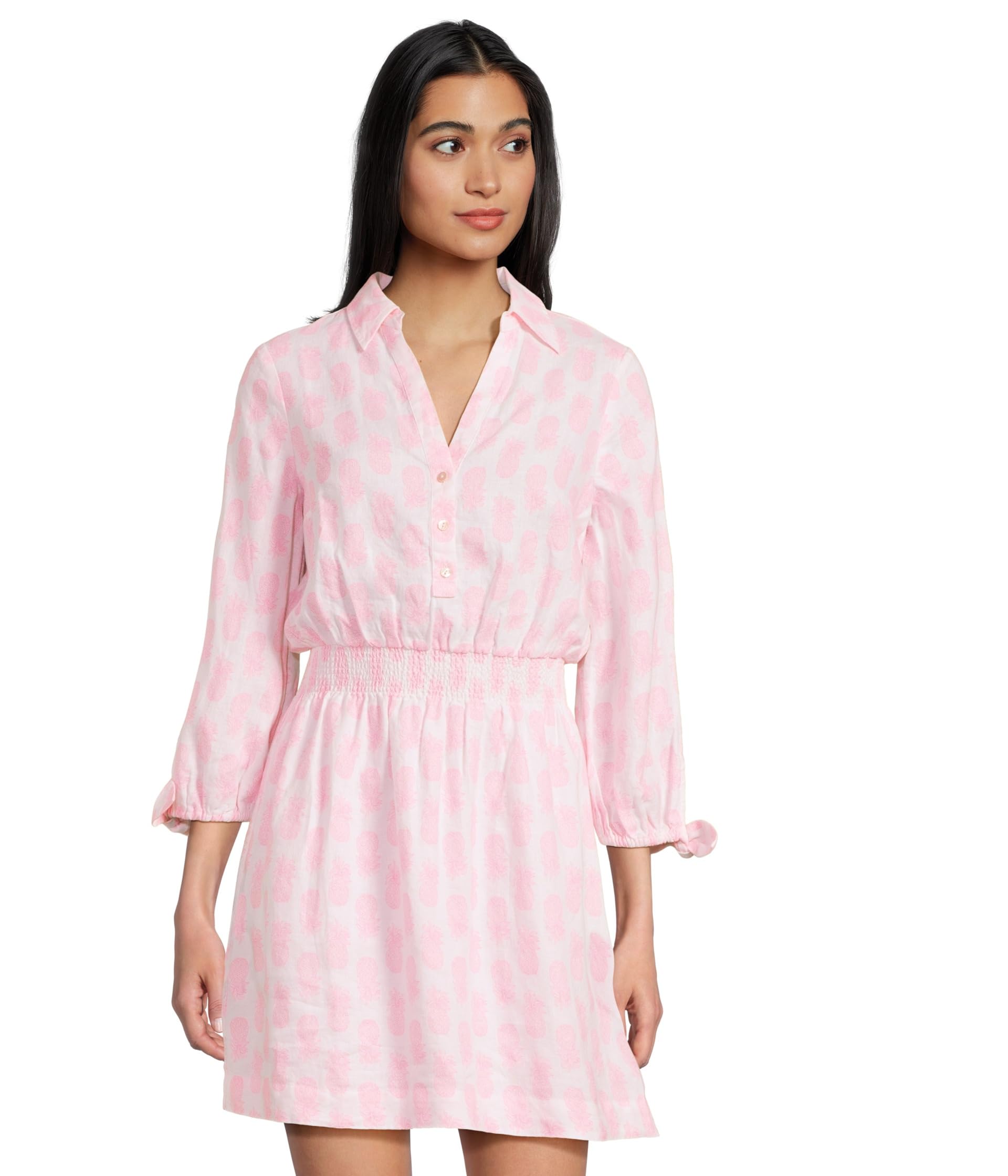 

Платье Lilly Pulitzer Abralynn Long, цвет Rousseau Pink Slice Of Sunshine