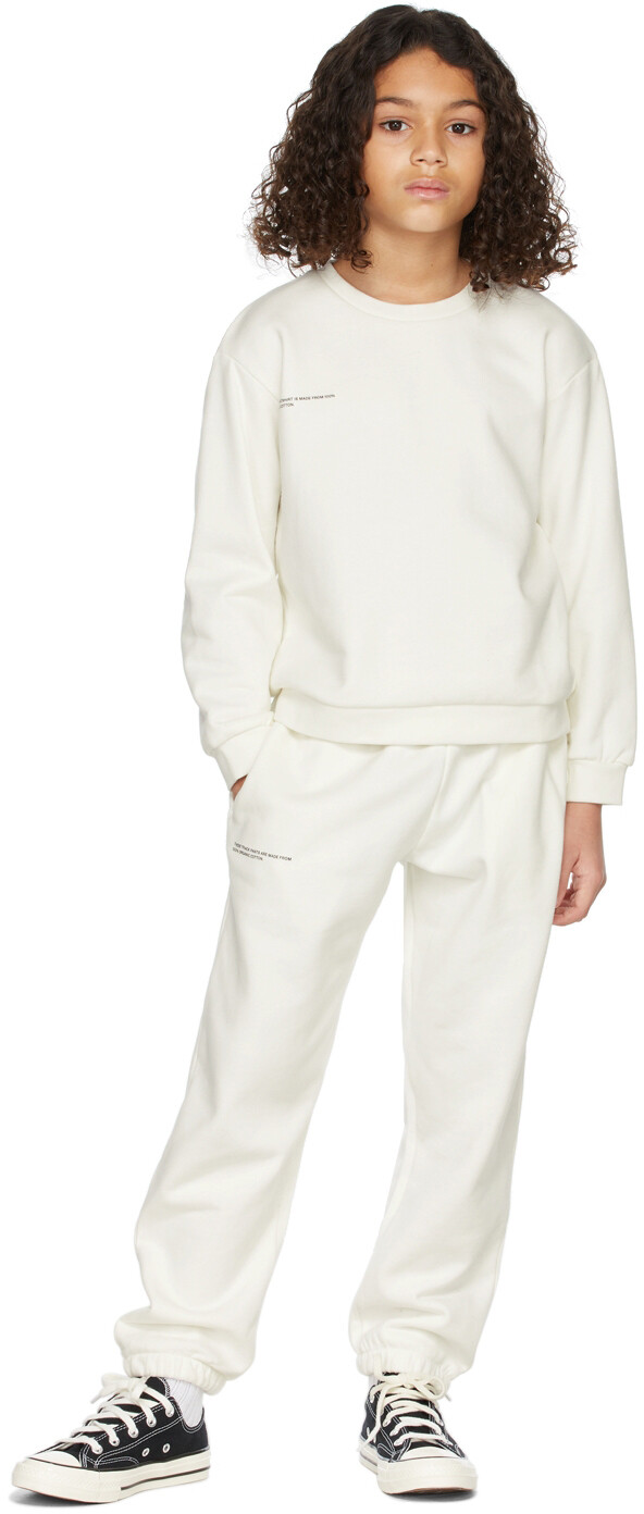 

Детский свитшот Off-White из органического хлопка 365 Off-white PANGAIA
