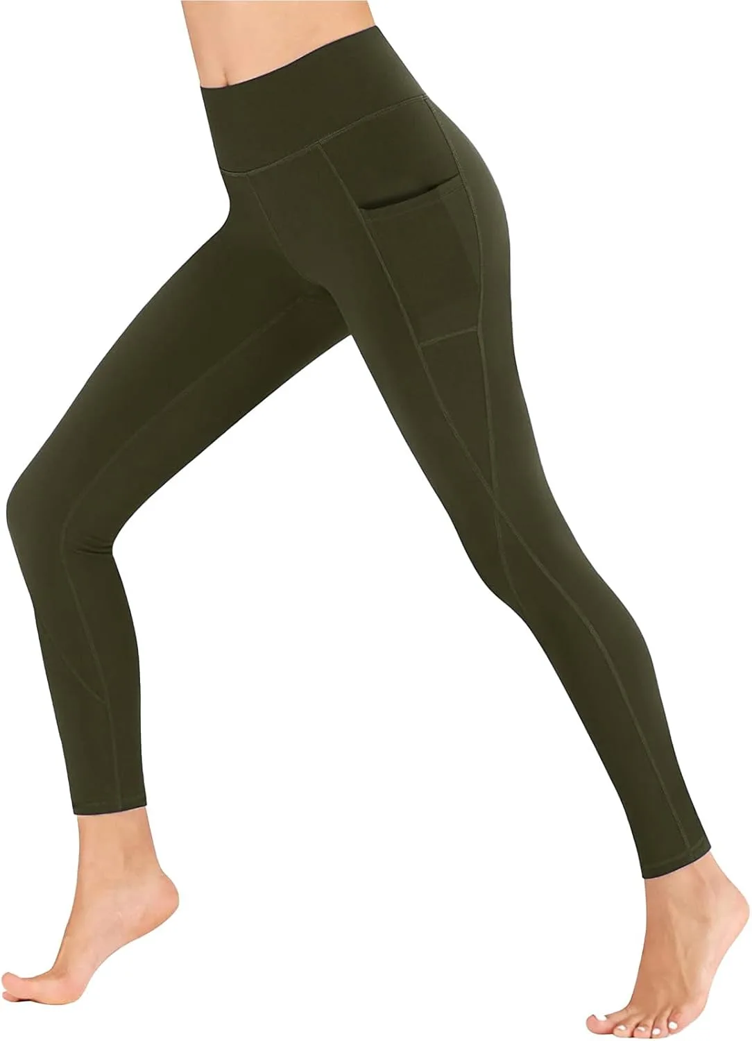 

XUNRYAN женские йога-штаны с карманами, высокие, быстросохнущие