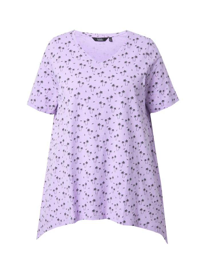

Футболка Ulla Popken, цвет lavendel