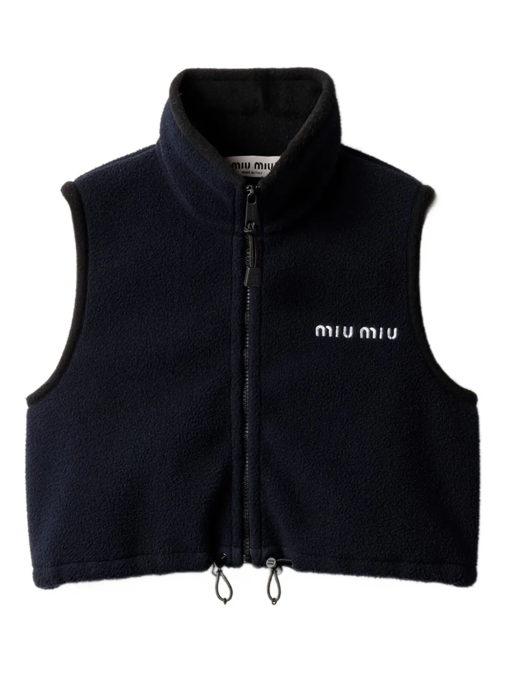 

Флисовый топ MIU MIU, синий