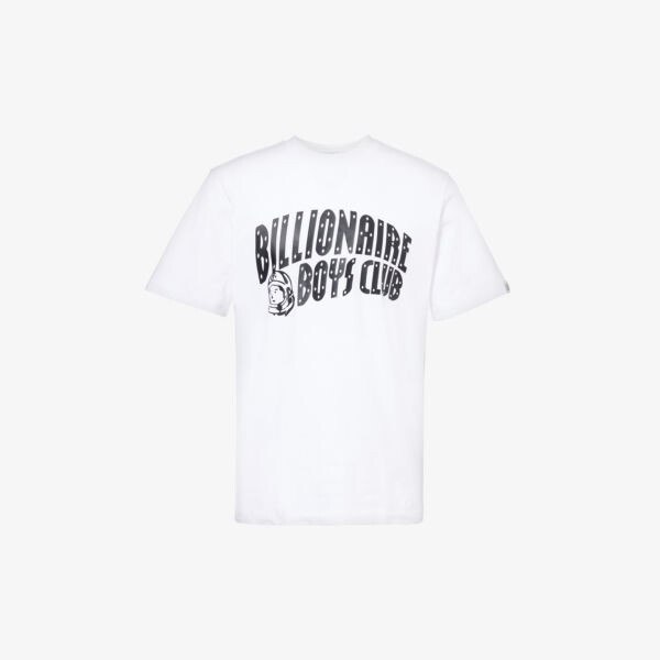 

Футболка из хлопкового джерси с фирменным принтом Arch Billionaire Boys Club, белый