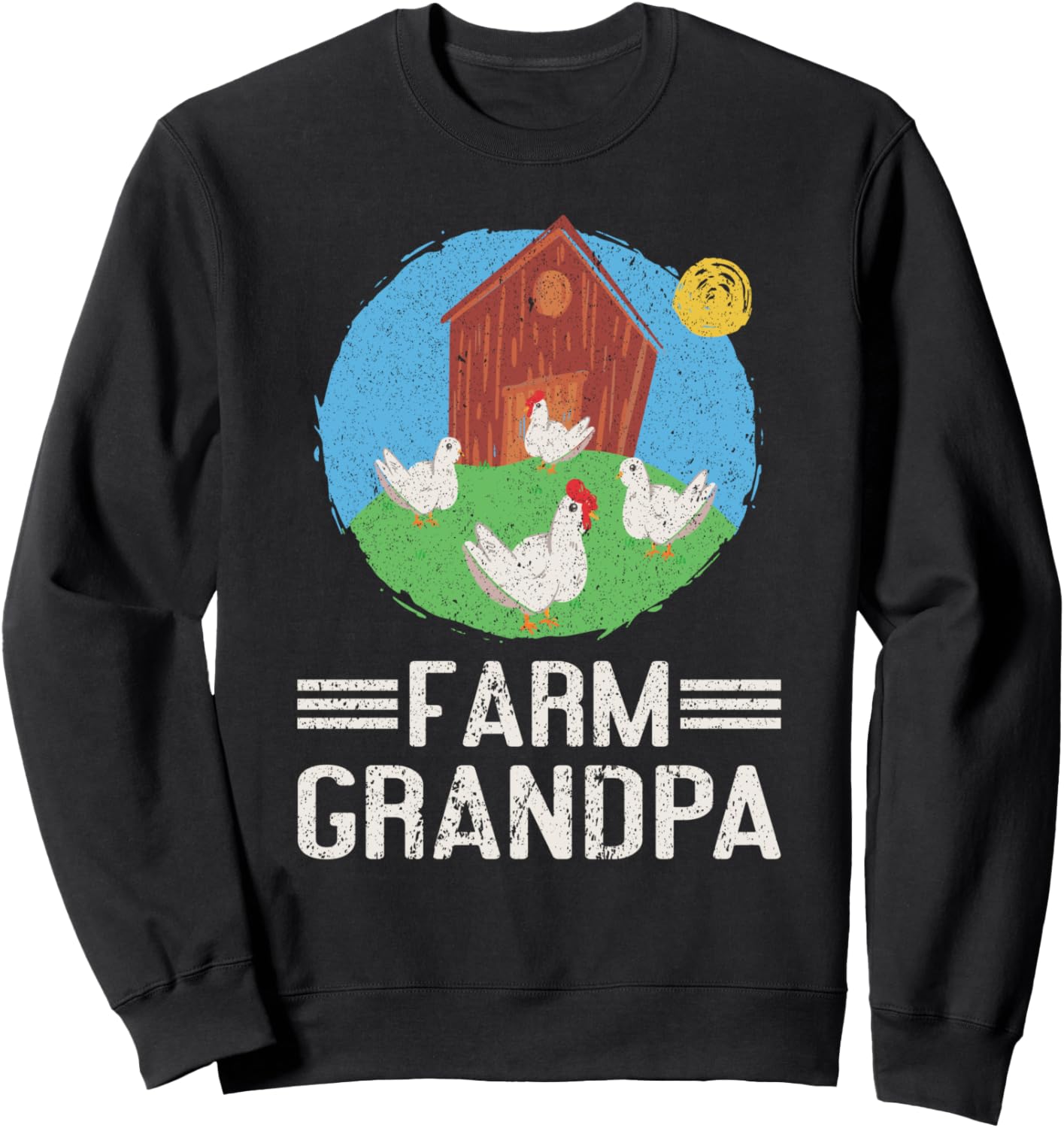 

Дедушка-фермер, Забавная толстовка для любителя местной фермы Дедушка-фермер Farmer Grandpa Funny Farmer Grandpa Gifts, черный