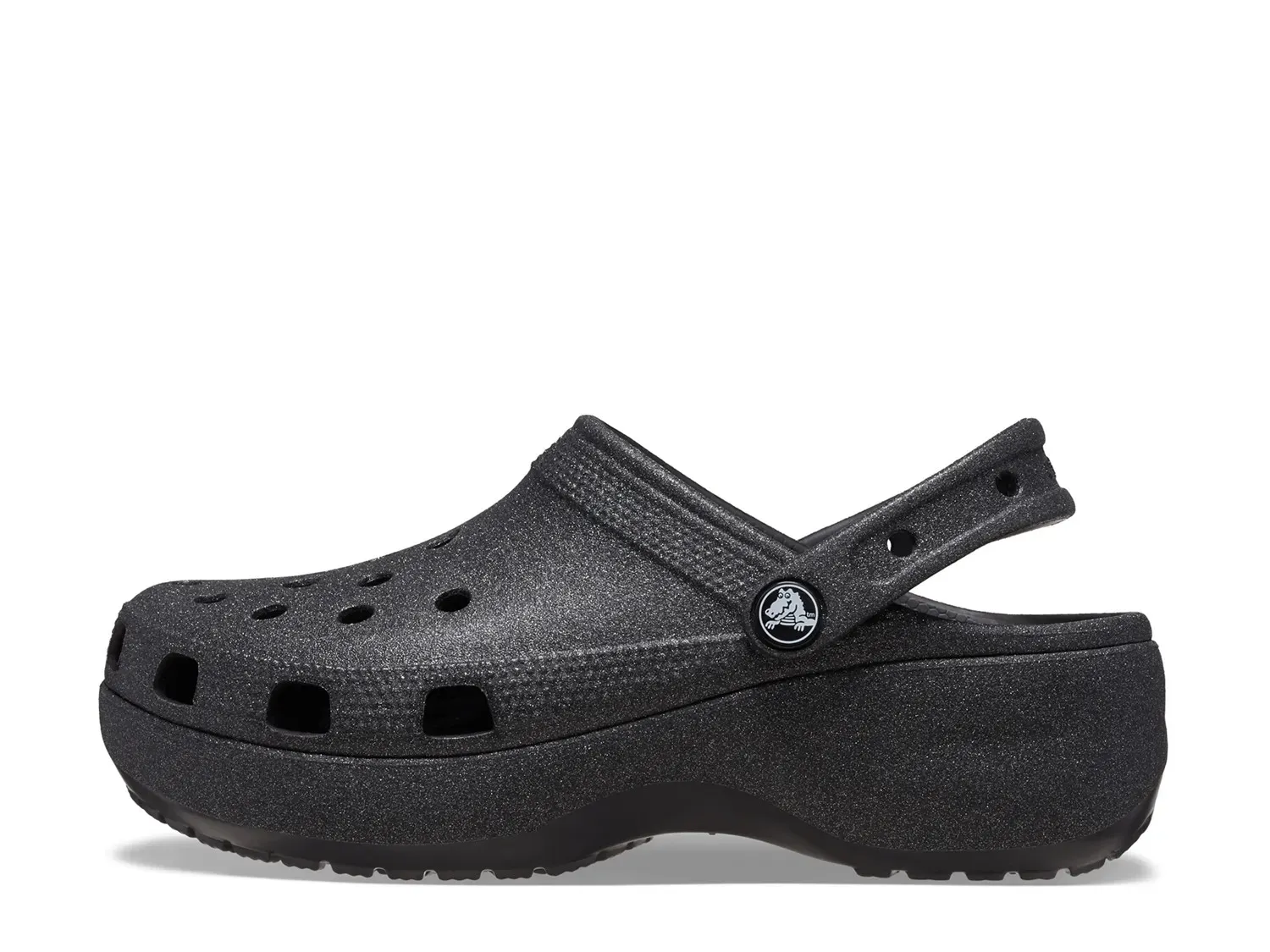 Сабо Crocs Classic Platform Clog — женские, черные — фото 3