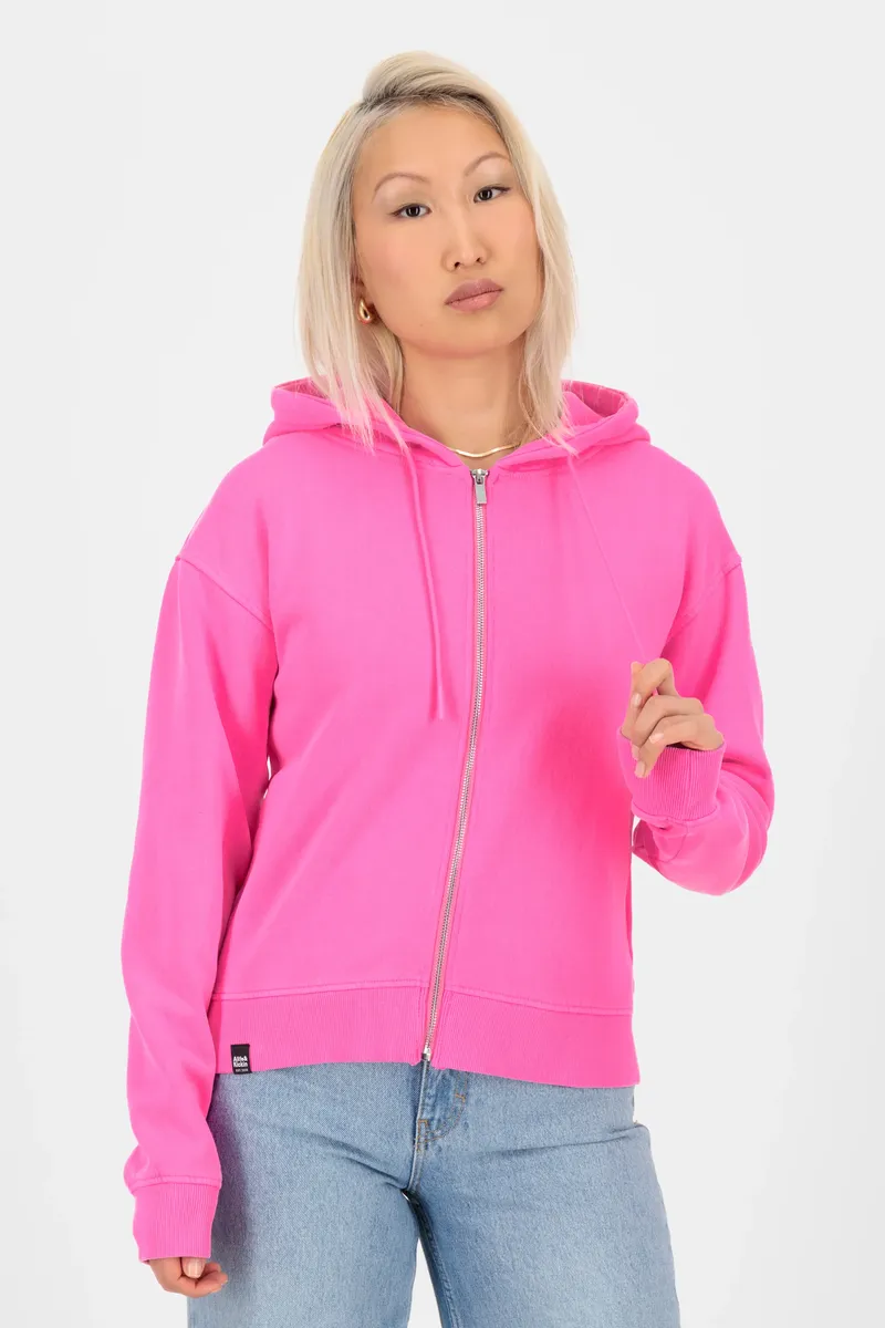 

Толстовка Alife & Kickin "RanaAK A Sweat Jacket женская толстовка с капюшоном, куртка", розовый