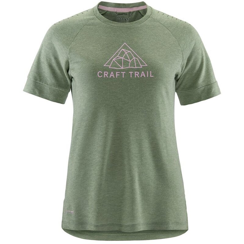 

Футболка adv trail wool ss tee w Craft, цвет thyme-melange