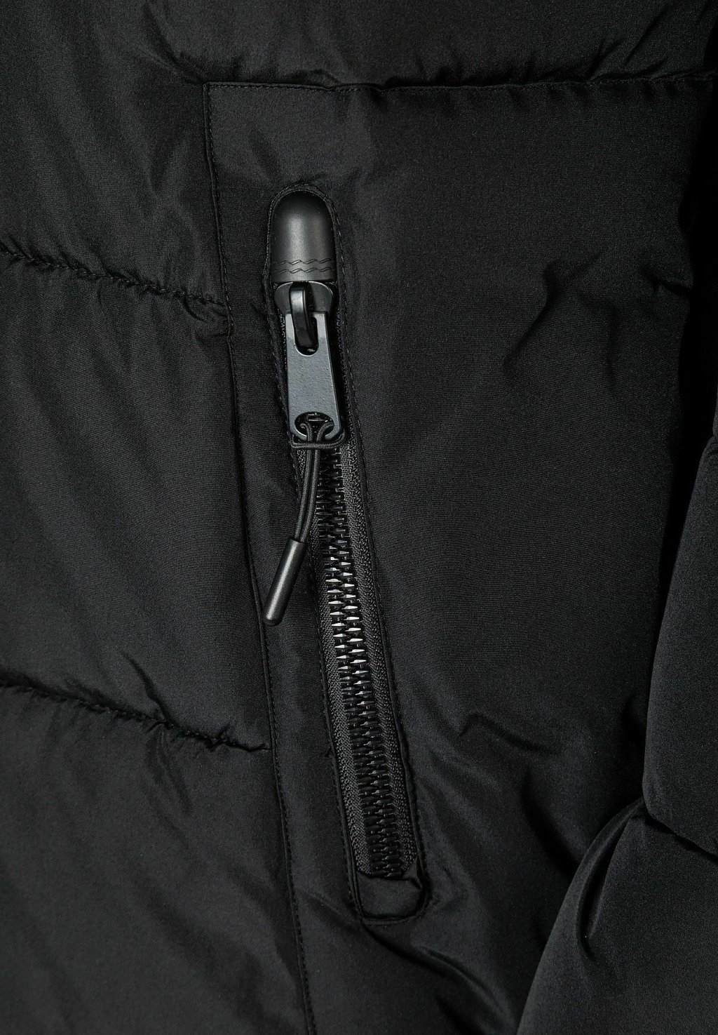 

Зимняя куртка PADDED PUFFER ZIP POCKETS RESPECT, черный