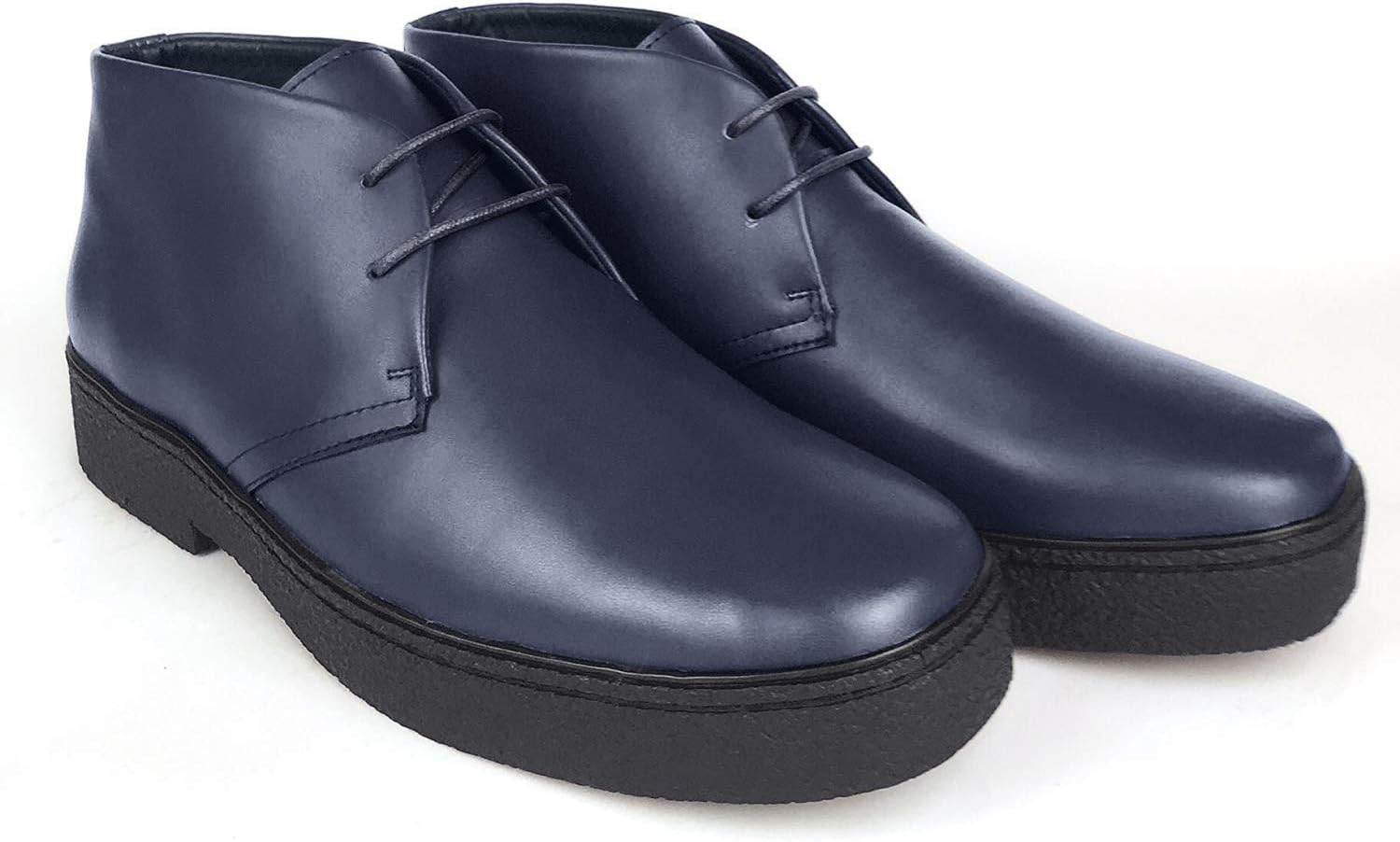 

Мужские кожаные высокие кроссовки CITI British Style - Chukka Citi Shoes, синий