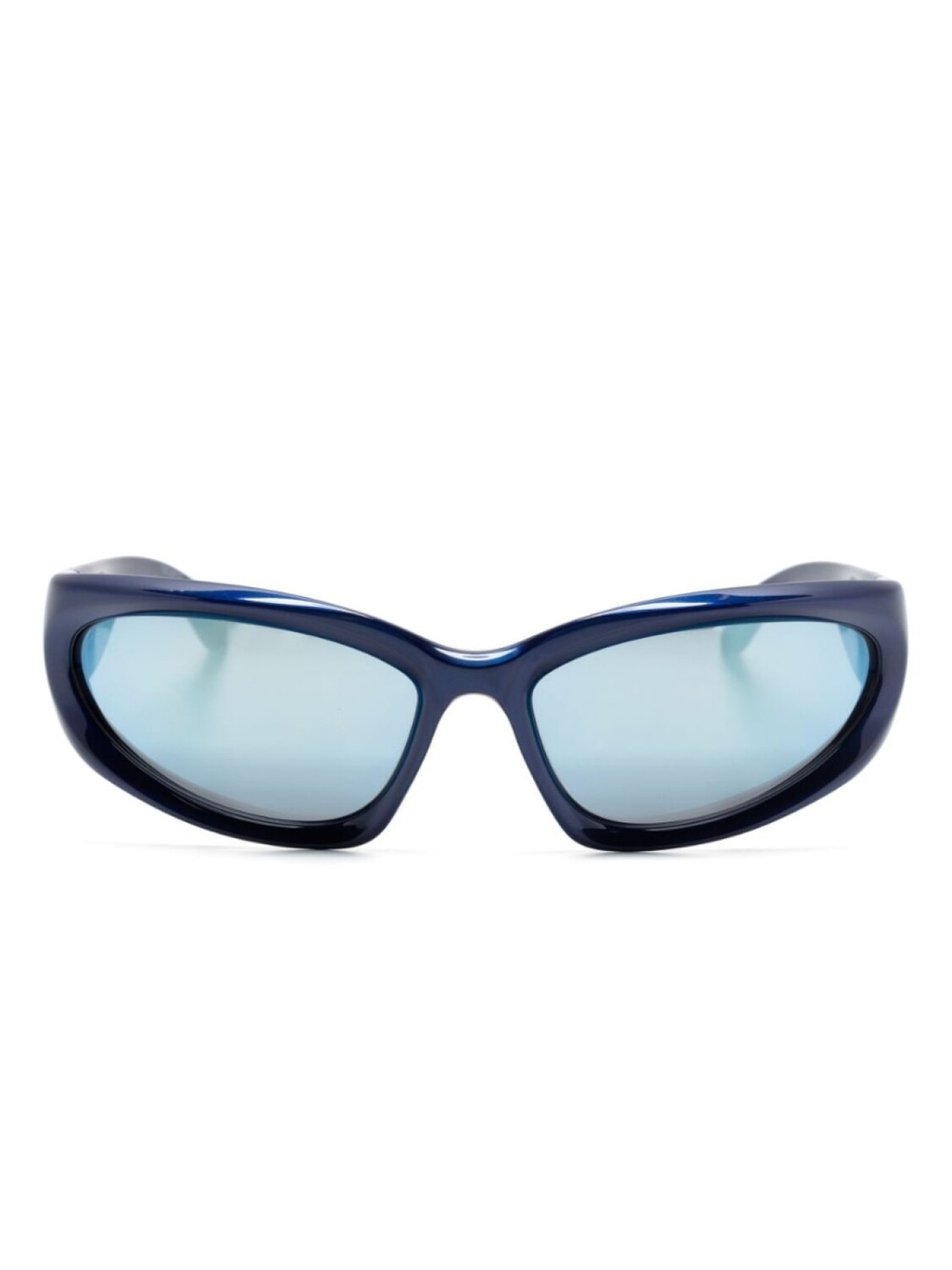 

Balenciaga Eyewear солнцезащитные очки Swift в овальной оправе, синий