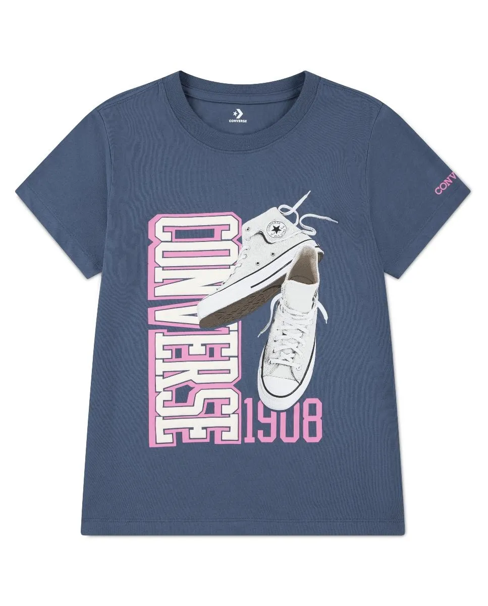 

Стеганая куртка Girl's Solid для девочек Converse, розовый