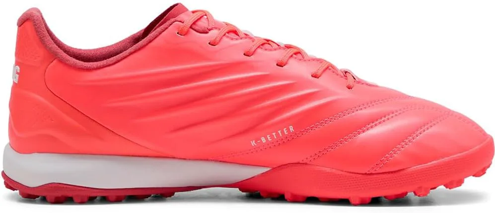 Футбольные бутсы PUMA King Pro Turf для мужчин, для игры на искусственном газоне - черные, белый/красный — фото 3