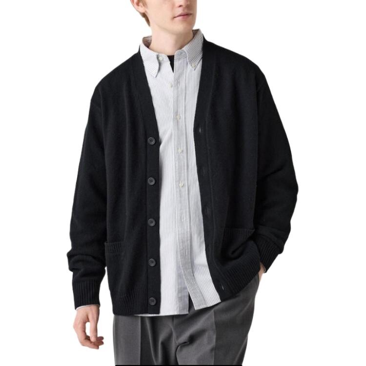 

Свитер унисекс черный Uniqlo, черный