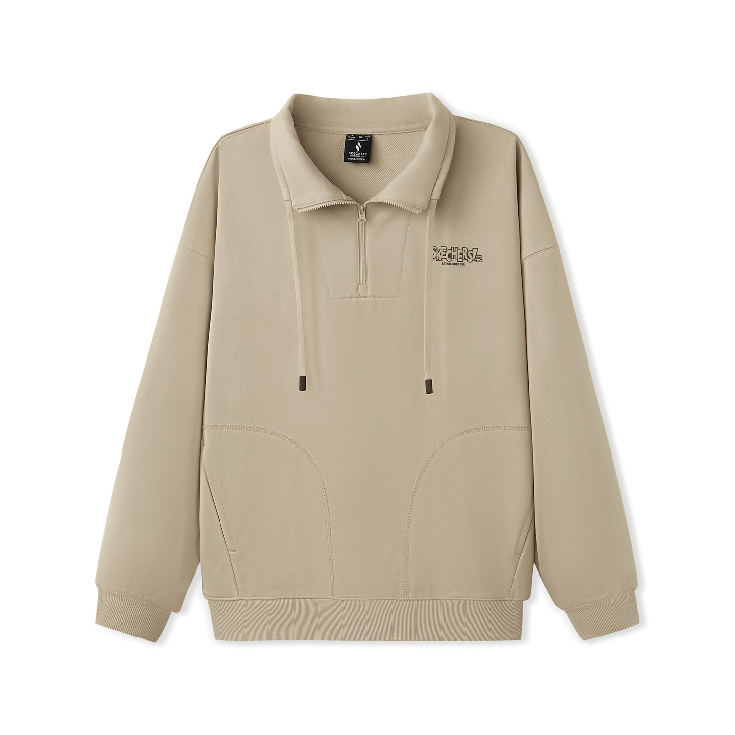 

Спортивный свитшот Unisex Skechers, кремовый