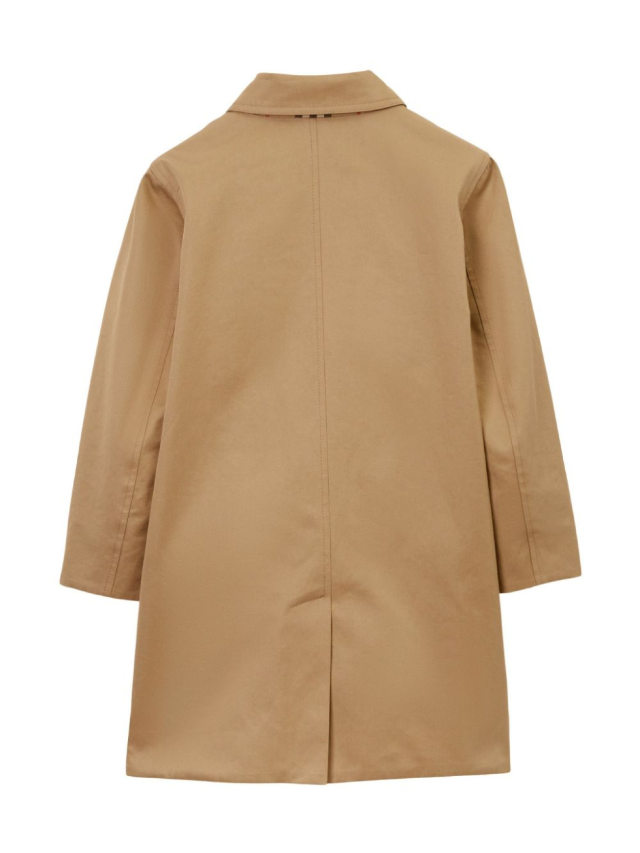 Burberry Kids двустороннее пальто в клетку, нейтральный — фото 4