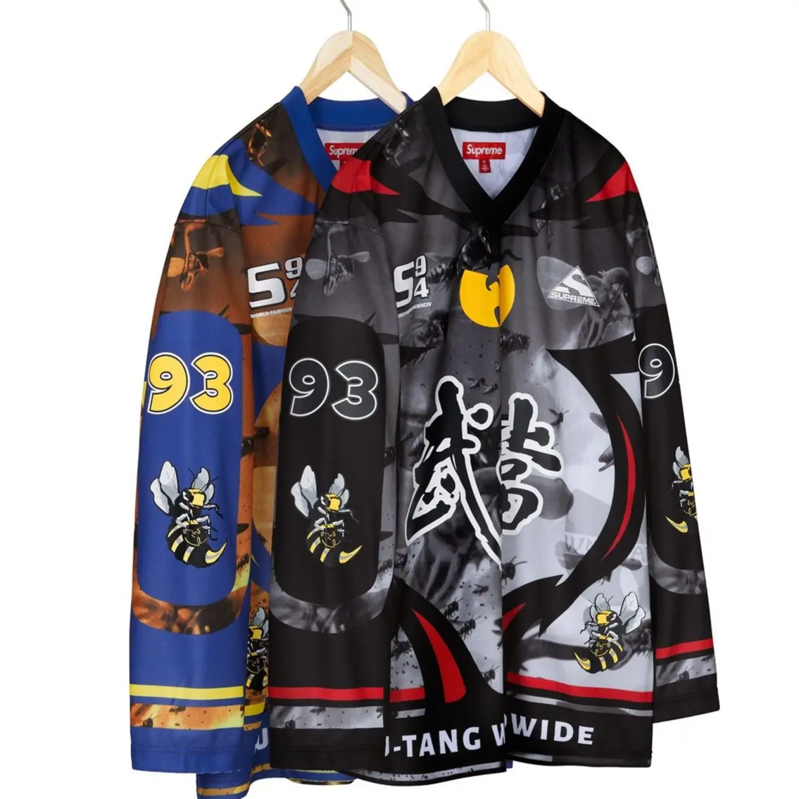 Футболка с длинным рукавом X Wu Tang Clan Supreme, мультиколор — фото 4