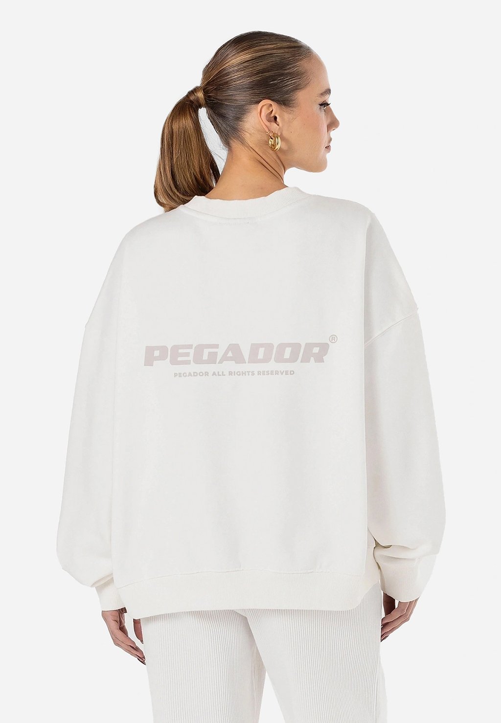 

Толстовка TORY LOGO OVERSIZED Pegador, молочный