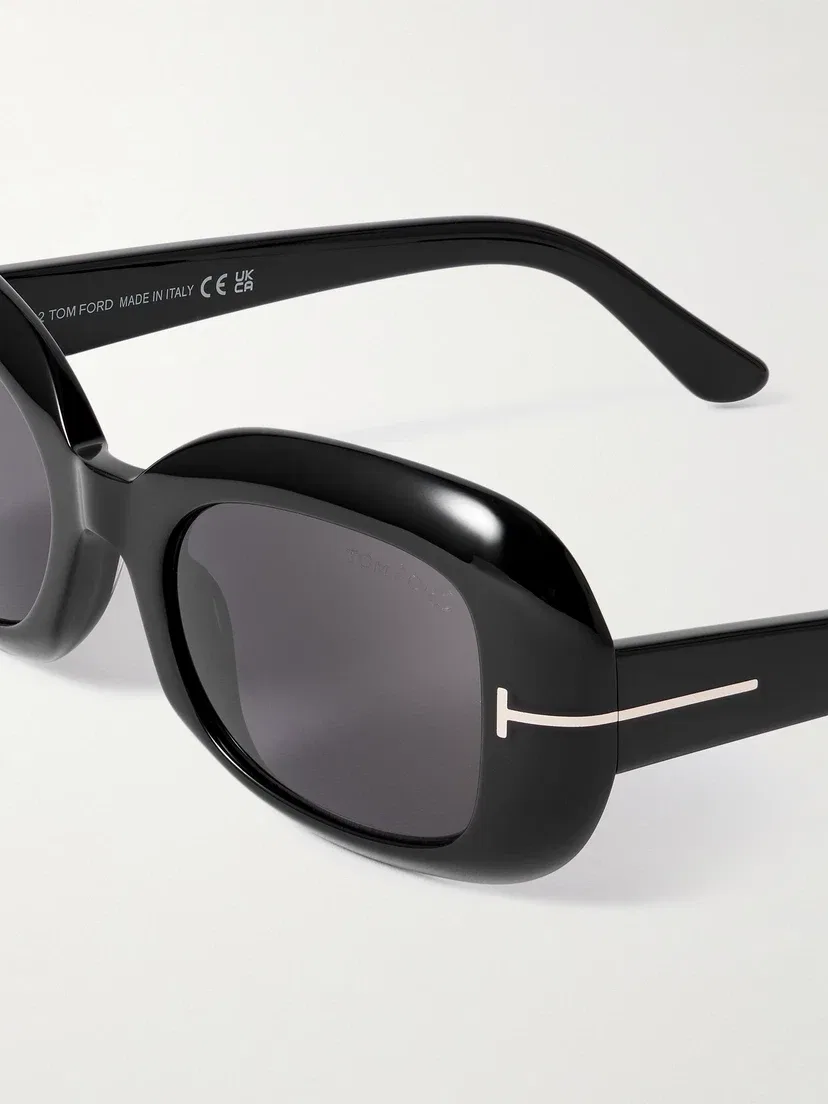 Солнцезащитные очки Paloma квадратной формы из ацетата TOM FORD Eyewear, черный — фото 4