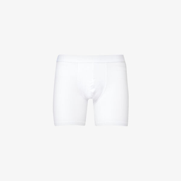 

Плавки из эластичного хлопка с эластичным поясом Sunspel, белый